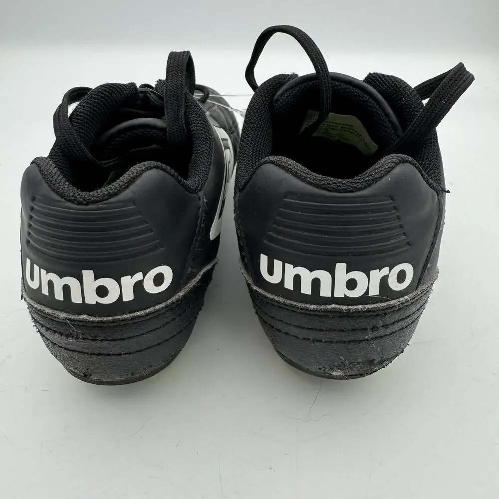 Umbro Youth Soccer Cleats Black White FG Size 11 Molded Studs UMT4005